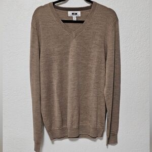 Joseph Abboud Merino Wool V-Neck Sweater Size XL